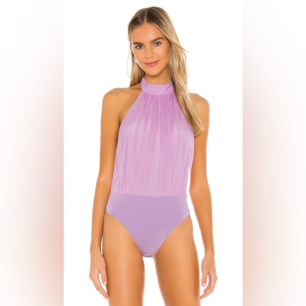 NWT Lovers and Friends Darling Bodysuit in Lilac
